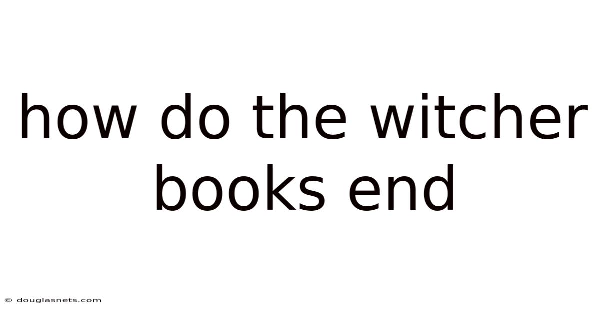 How Do The Witcher Books End