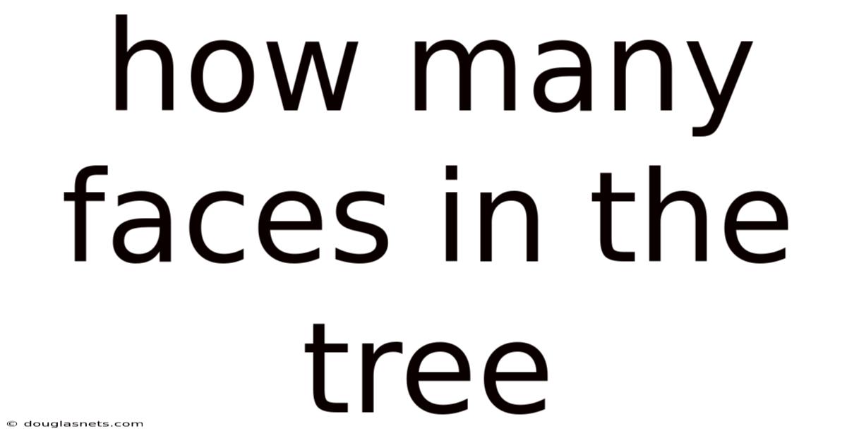 How Many Faces In The Tree