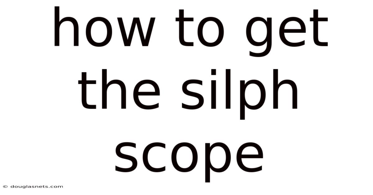 How To Get The Silph Scope