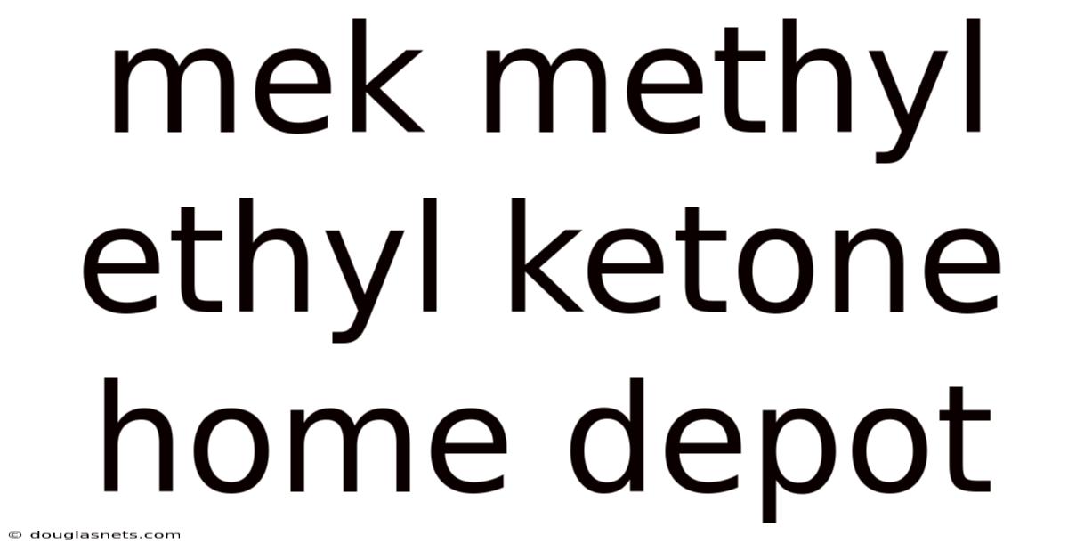 Mek Methyl Ethyl Ketone Home Depot