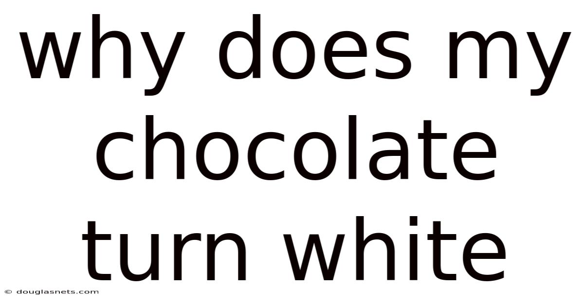 Why Does My Chocolate Turn White